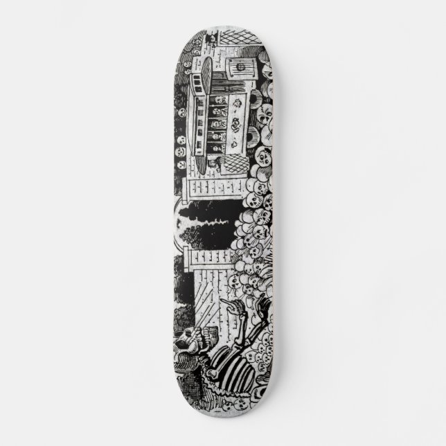 Gran Calavera Eléctrica Skateboard (Front)