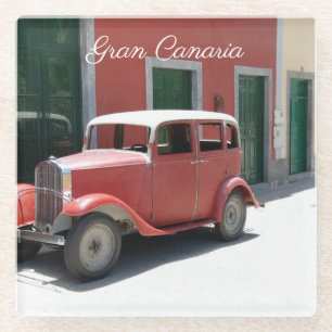 Gran Canaria Glass Coaster