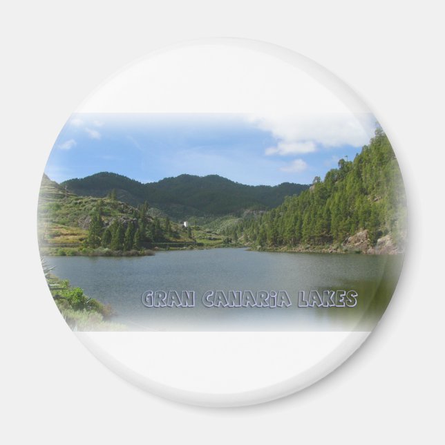 Gran Canaria lakes 007 Magnet (Front)