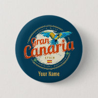 Gran Canaria Parrot Canary Islands Spain Vintage