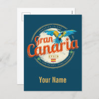 Gran Canaria Parrot Canary Islands Spain Vintage