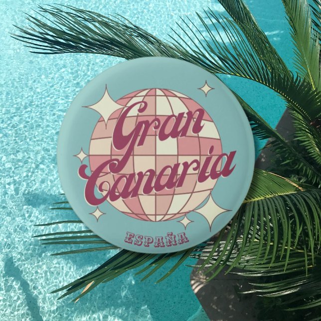 Gran Canaria Spain tourism souvenir  3 Cm Round Badge (Creator Uploaded)