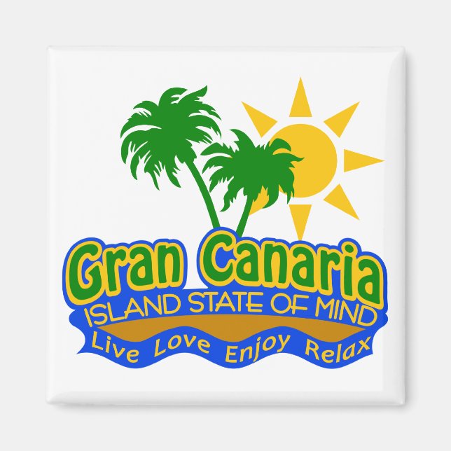 Gran Canaria State of Mind magnet (Front)