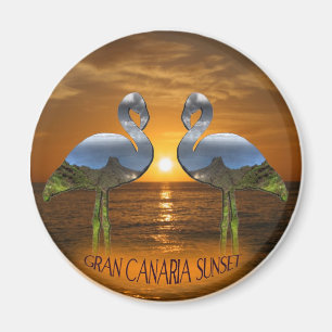 Gran Canaria Sunset Magnet