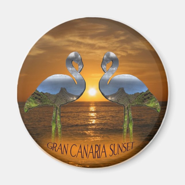 Gran Canaria Sunset Magnet (Front)