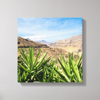 Gran Canary Mountain Landscape Canvas Print