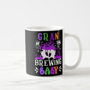 Gran Of The Brewing Baby Grandma To Be Halloween  Coffee Mug