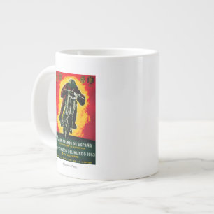 Gran Premio de Espana Vintage PosterEurope Large Coffee Mug