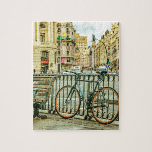 Gran Via Street, Madrid, Spain Jigsaw Puzzle