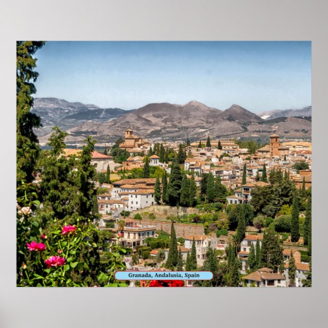 Granada, Andalusia, Spain Poster (Front)