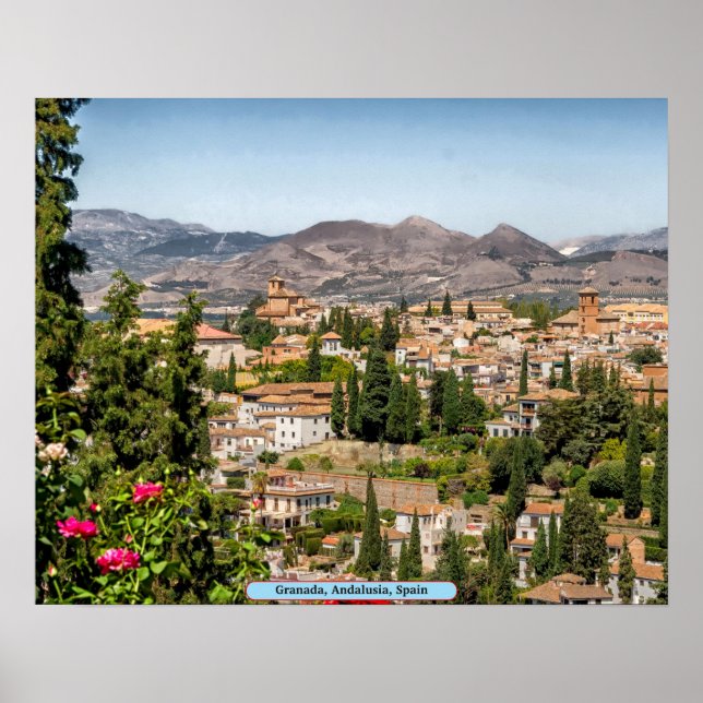 Granada, Andalusia, Spain Poster (Front)