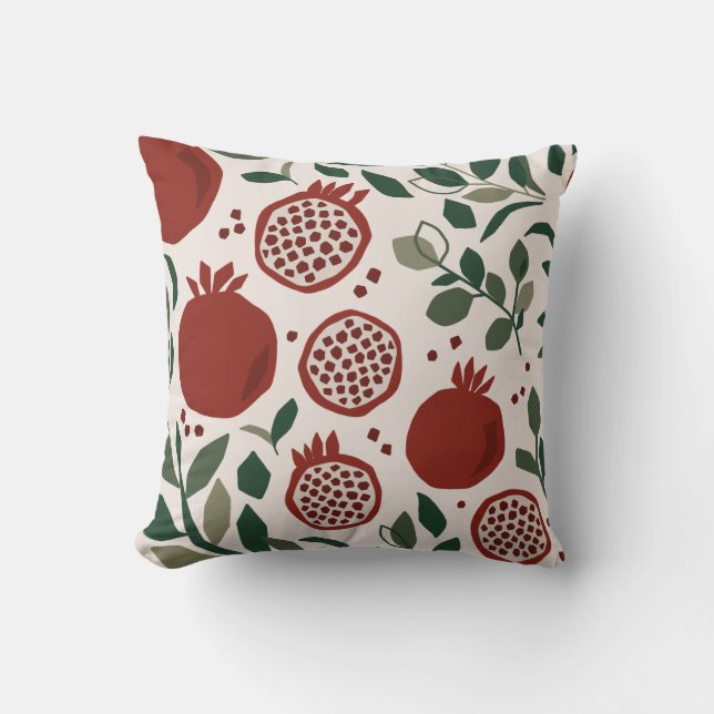 Granada: Pattern of Pomegranates Cushion (Front)