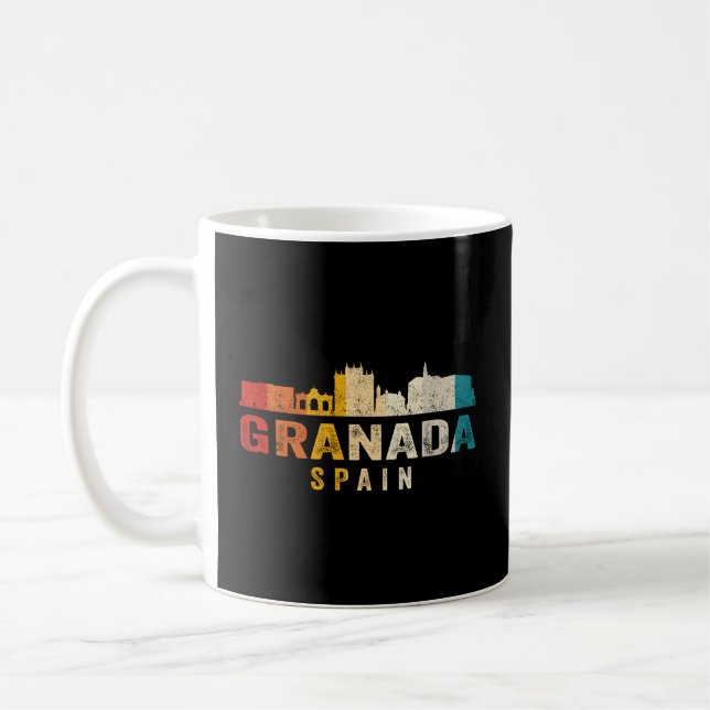Granada Skyline Spain Coffee Mug (Left)