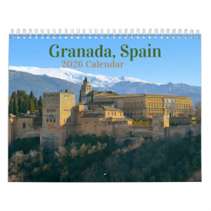 Granada, Spain 2026 Calendar