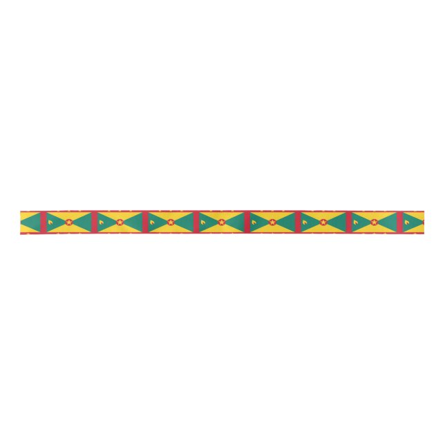 Granada Spain flag Ribbon Satin Ribbon (Front)