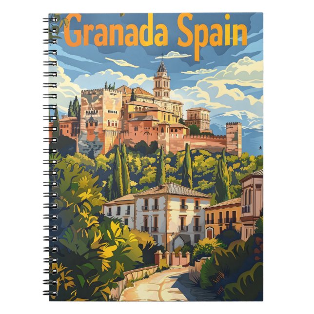 Granada Spain Notebook (Front)