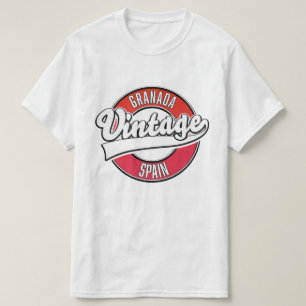 Granada spain vintage style logo T-Shirt