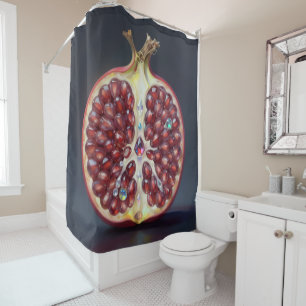 Granatapfel – Wertvolle Frucht für Gesundheit Shower Curtain