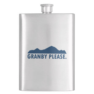 Granby Colorado Please Hip Flask