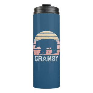 Granby Colorado Retro Bear Thermal Tumbler