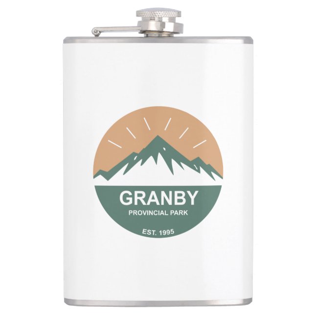 Granby Provincial Park Hip Flask (Front)