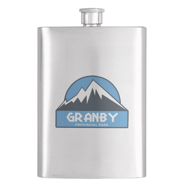 Granby Provincial Park Hip Flask (Front)