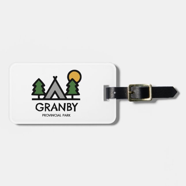 Granby Provincial Park Luggage Tag (Front Horizontal)
