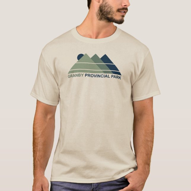 Granby Provincial Park Mountain Sun T-Shirt (Front)