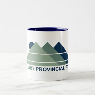 Granby Provincial Park Mountain Sun Two-Tone Coffee Mug