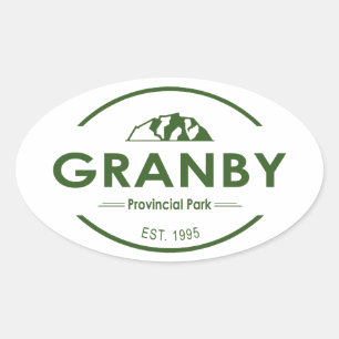 Granby Provincial Park Oval Sticker