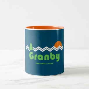 Granby Provincial Park Retro Two-Tone Coffee Mug