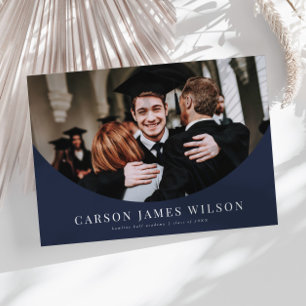 Grand Arch Photo Navy Graduation Announcement