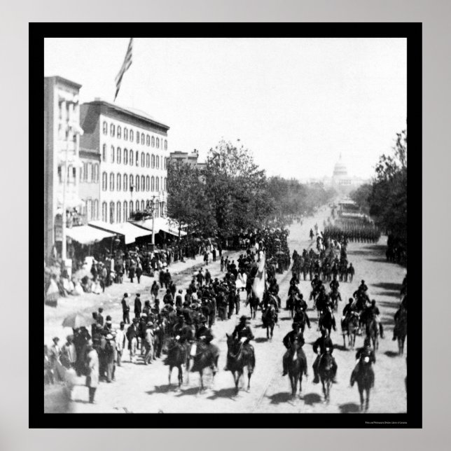Grand Army Review in Washington, DC 1865 Poster (Front)