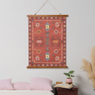 Grand Atlas Star — Ornate Andalusian Berber Mosaic Hanging Tapestry