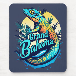 Grand Bahama Caribbean Gecko Mouse Mat