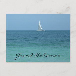 grand bahamas waters postcard