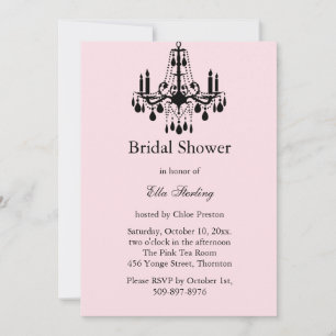 Grand Ballroom Invitation Bridal Shower (pink)