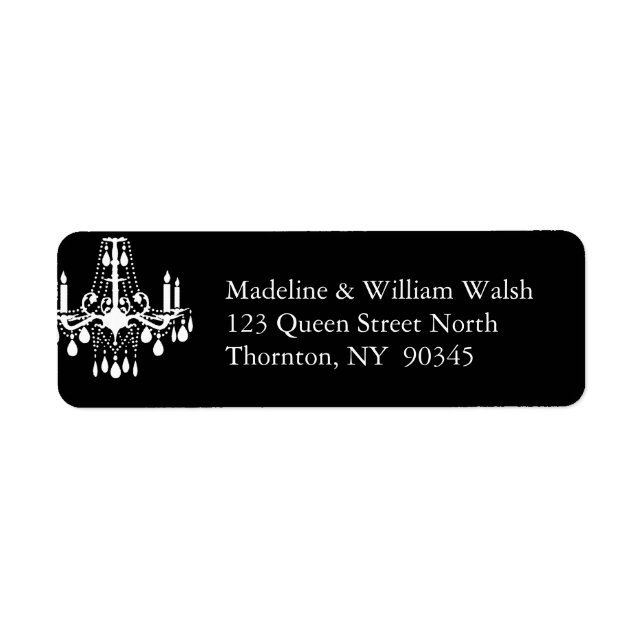 Grand Ballroom Return Address Labels (Front)