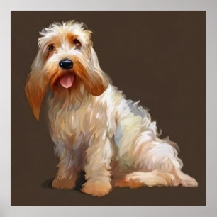 Grand Basset Griffon Vendeen - Dog Portrait Poster