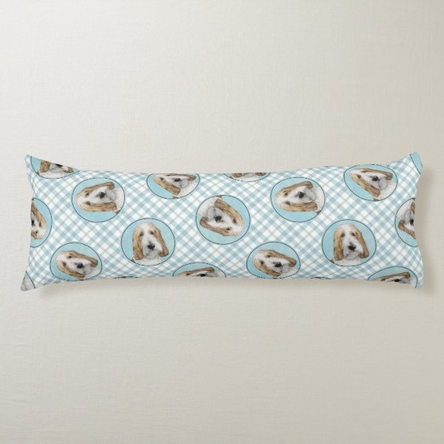 Grand Basset Griffon Vendeen GBGV Original Dog Art Body Cushion (Front)