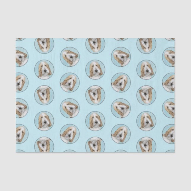 Grand Basset Griffon Vendeen GBGV Original Dog Art Tissue Paper (Front)