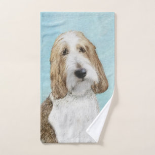 Grand Basset Griffon Vendeen - Original Dog Art Bath Towel Set