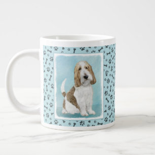 Grand Basset Griffon Vendeen - Original Dog Art Large Coffee Mug