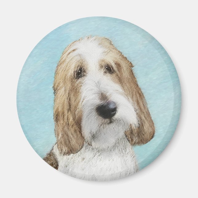 Grand Basset Griffon Vendeen - Original Dog Art Magnet (Front)