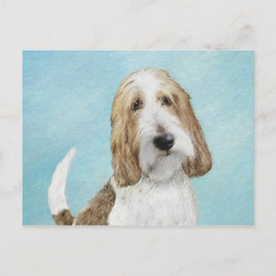 Grand Basset Griffon Vendeen - Original Dog Art Postcard