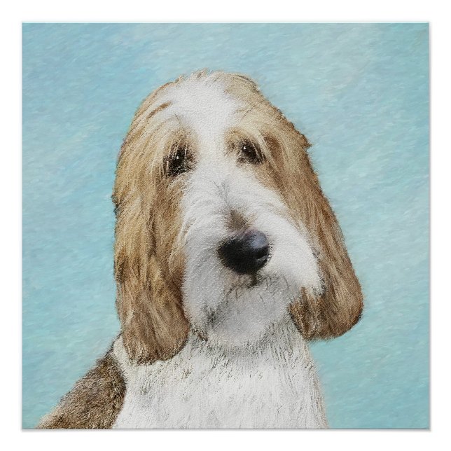 Grand Basset Griffon Vendeen - Original Dog Art Poster (Front)