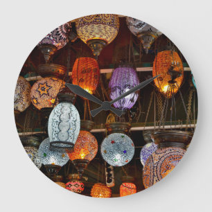 Grand Bazar In Istanbul, Turkey Large Clock