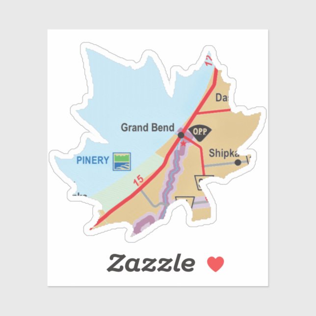 Grand Bend Ontario Map (Sheet)