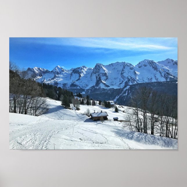 Grand Bornand, Haute-Savoie, French Alps Poster (Front)