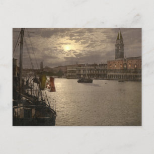 Grand Canal by Moonlight I, Venice, Italy Postcard
